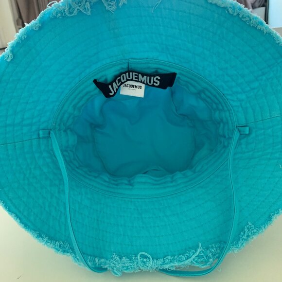 Jacquemus fashion sky blue sun hat58 - Picture 6 of 8